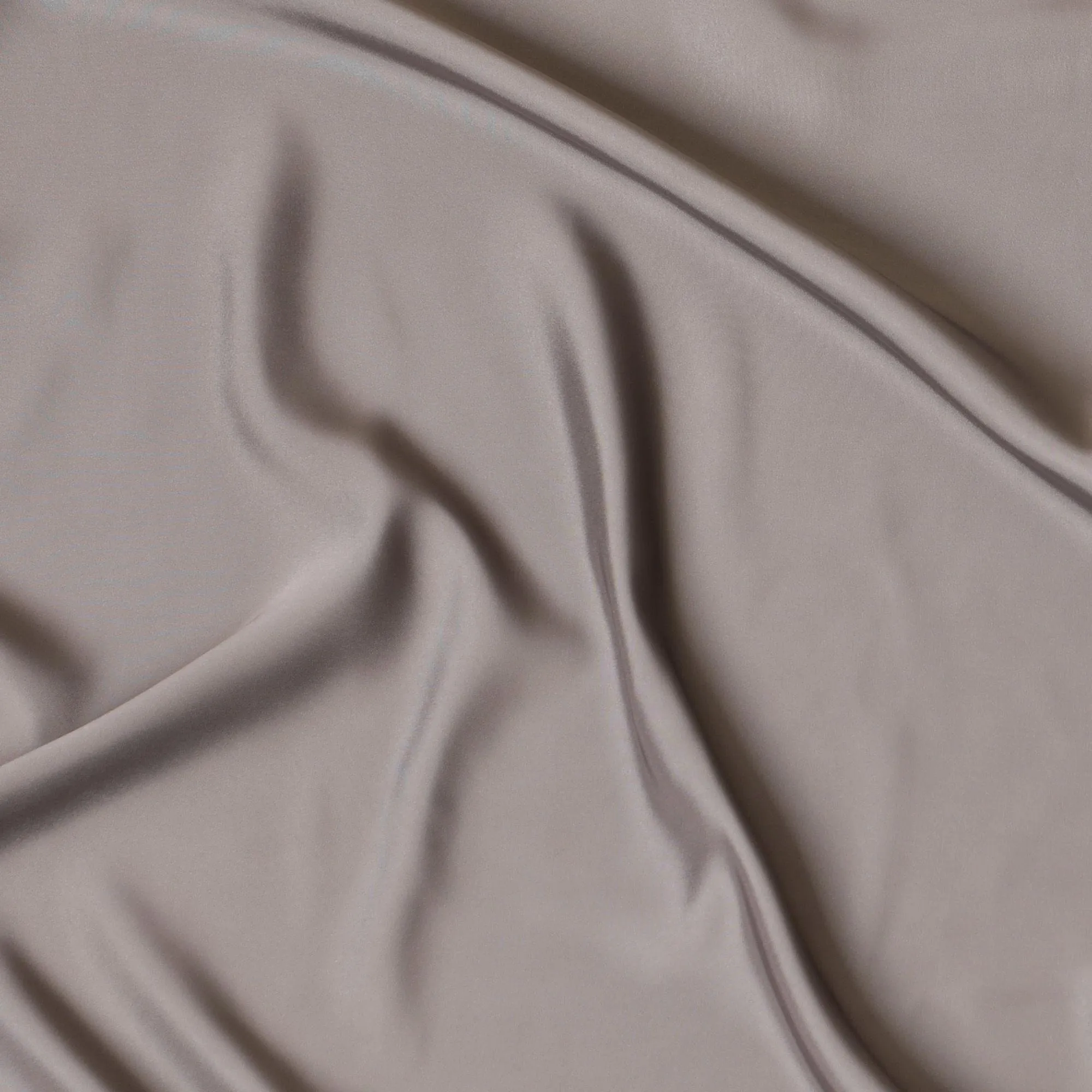 Walnut brown plain 100% Biodegradable cupro fabric with satin finish-D7869