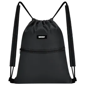 WANDF Sports Gym Drawstring Backpack with Shoulder Pads