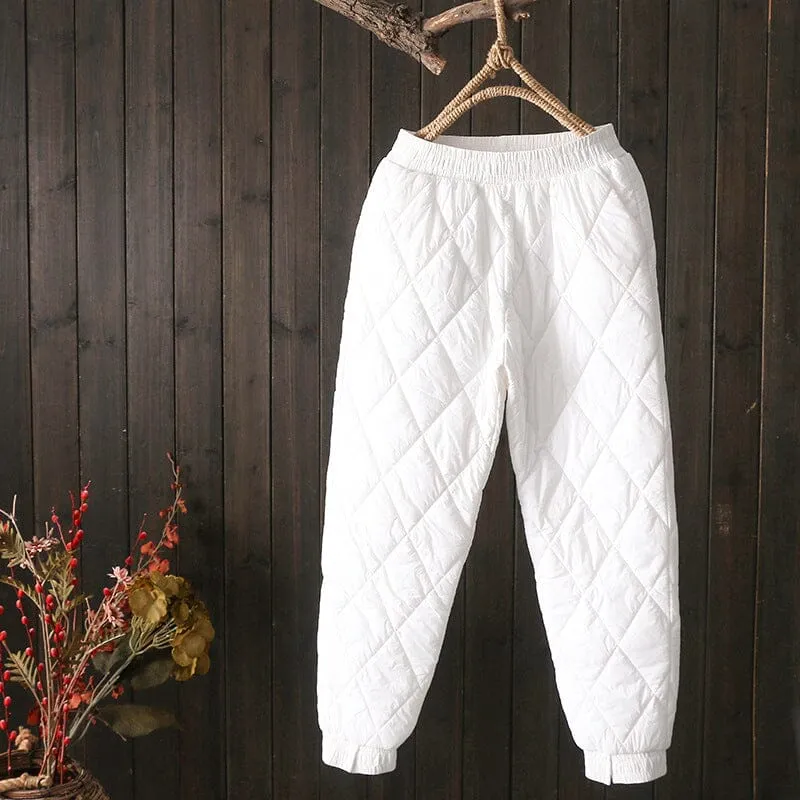 Warm Down Cotton Trousers