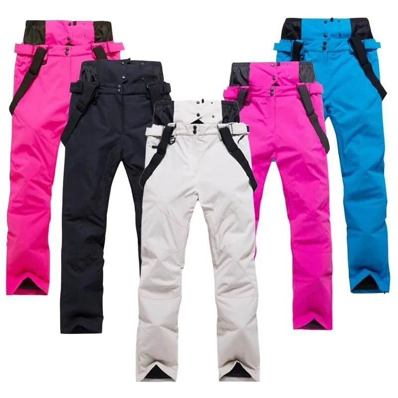 Warm Ski Trousers with Suspenders for Men And Women - SF0597