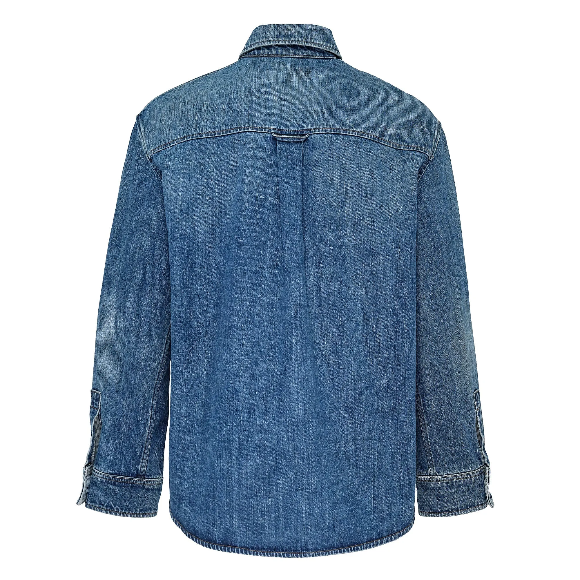 Washed Raw Denim Shirt