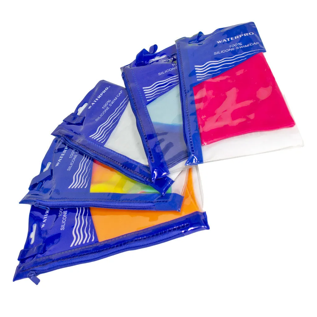 Waterpro Silicone Swim Cap - Assorted Colors