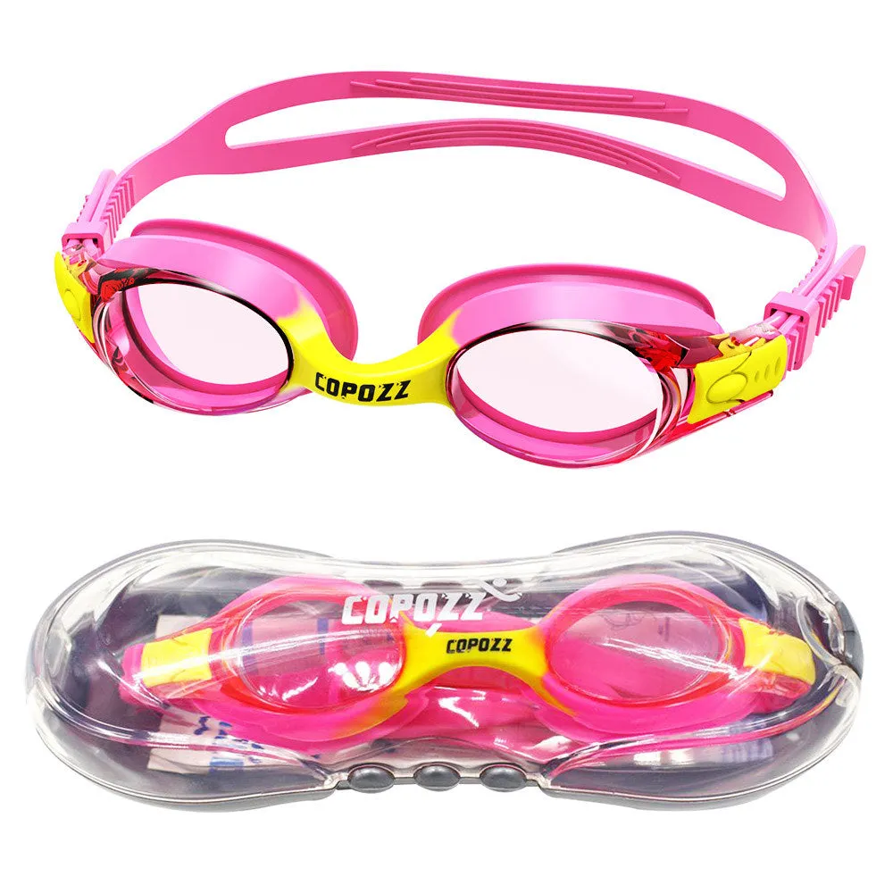 Waterproof Anti Fog UV Child Professional Colored Lenses Diving Swimming Glasses kids Eyewear Swim Goggles Gafas Nata