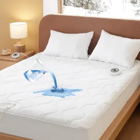 Waterproof Cotton Heated Mattress Pad