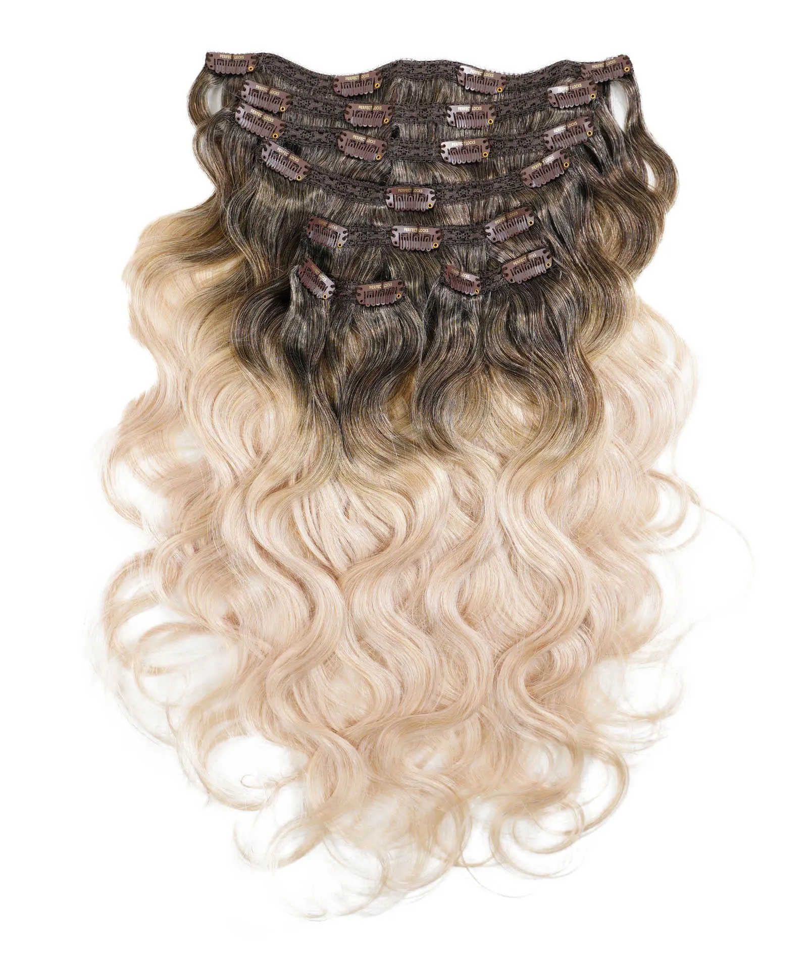 Wavy Lace Clip-In Hair Extensions