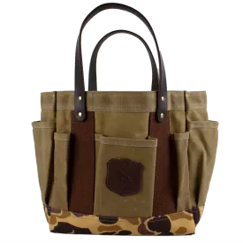 Waxed Rigger's Tote Field Tan/Camo