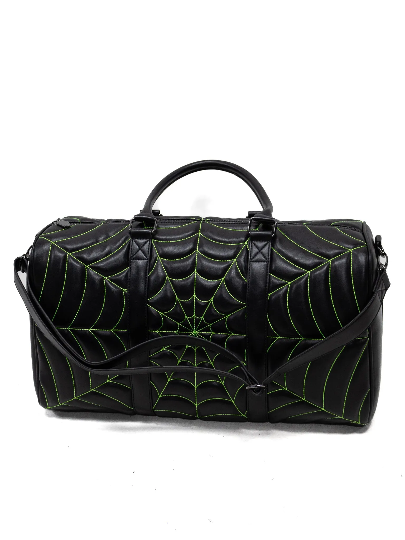 Web Weekender Bag (Black/Green) FOXBLOOD