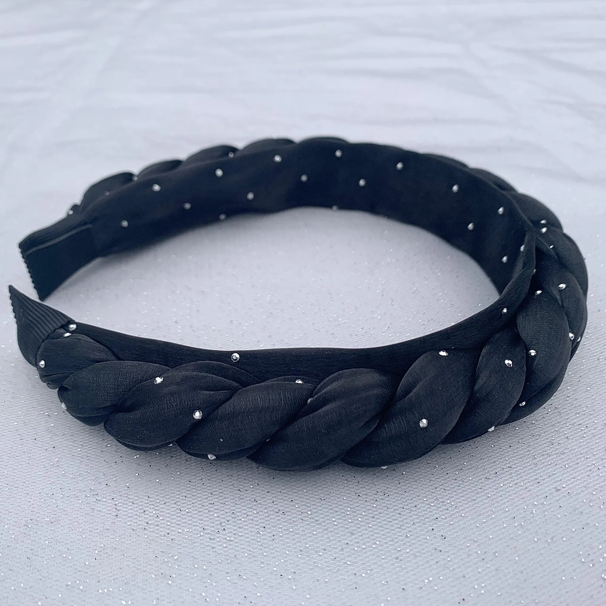 Wedding Guest Headband Black