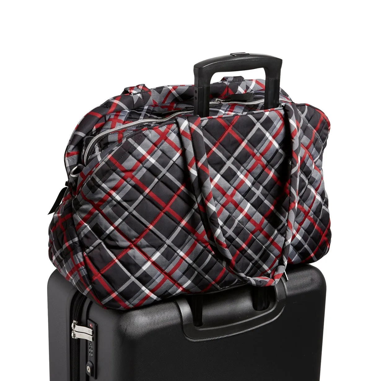 Weekender Travel Duffel Bag - Paris Plaid