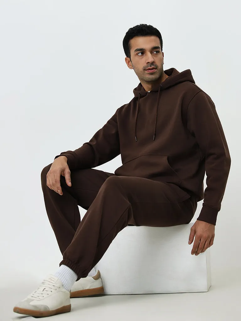 WES Casuals Brown Relaxed-Fit Sweatshirt