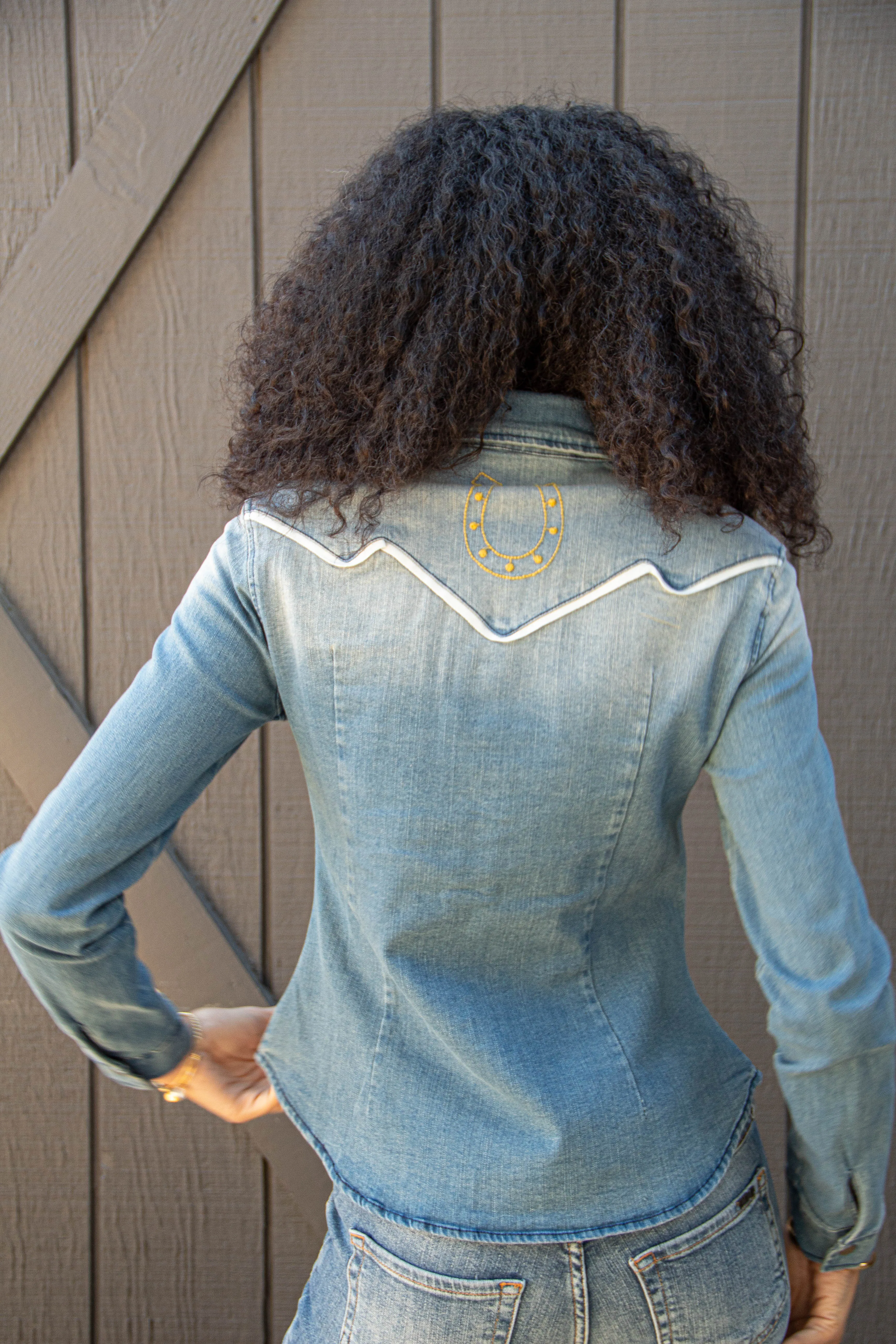 Western Embroidered Denim Jacket