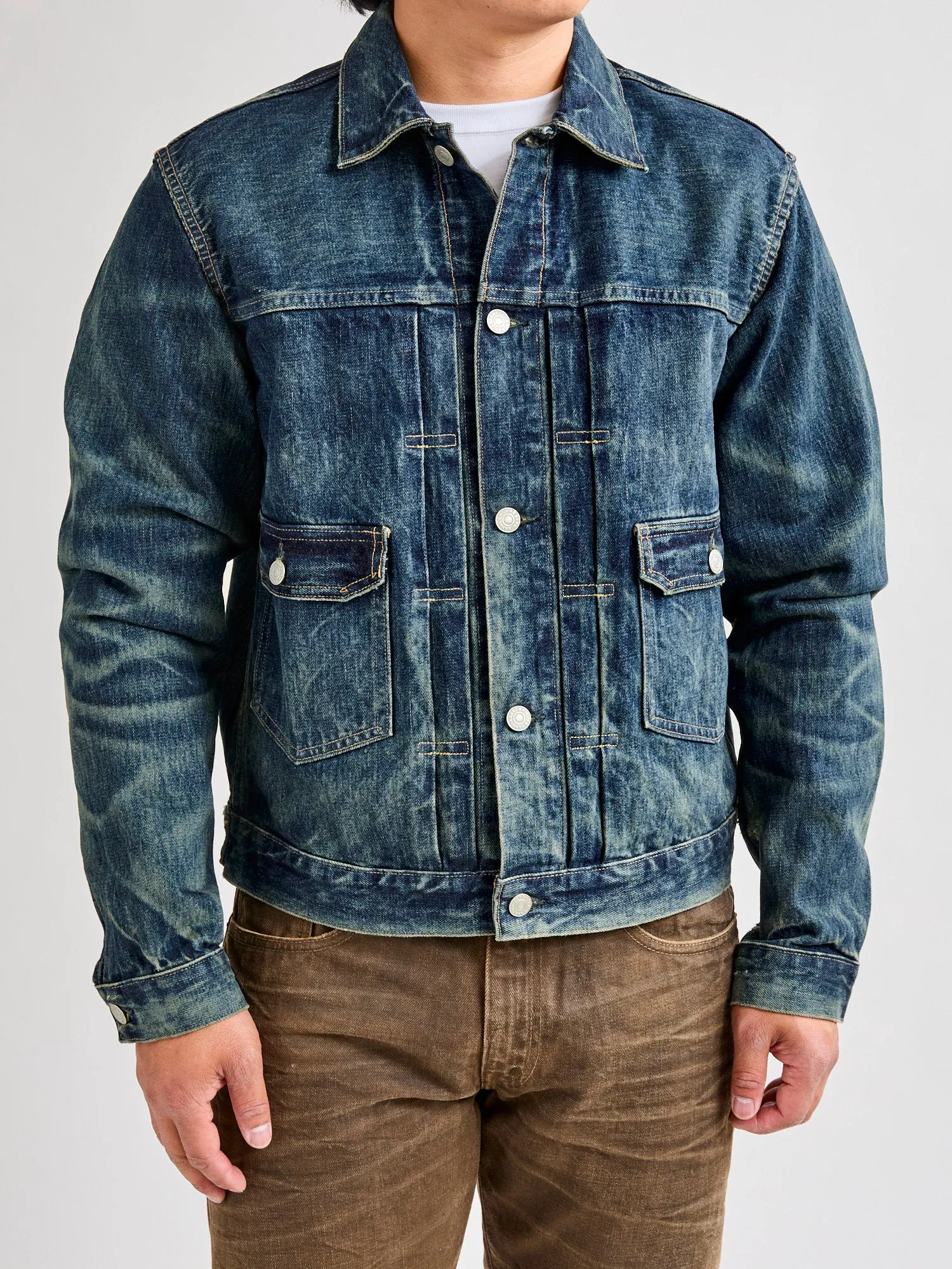 Westview Denim Jacket in Roughout Indigo