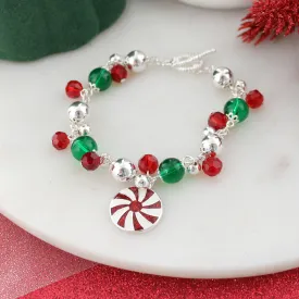 Whimsical Christmas Toggle Bracelet