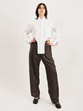 White Arch Button-Up