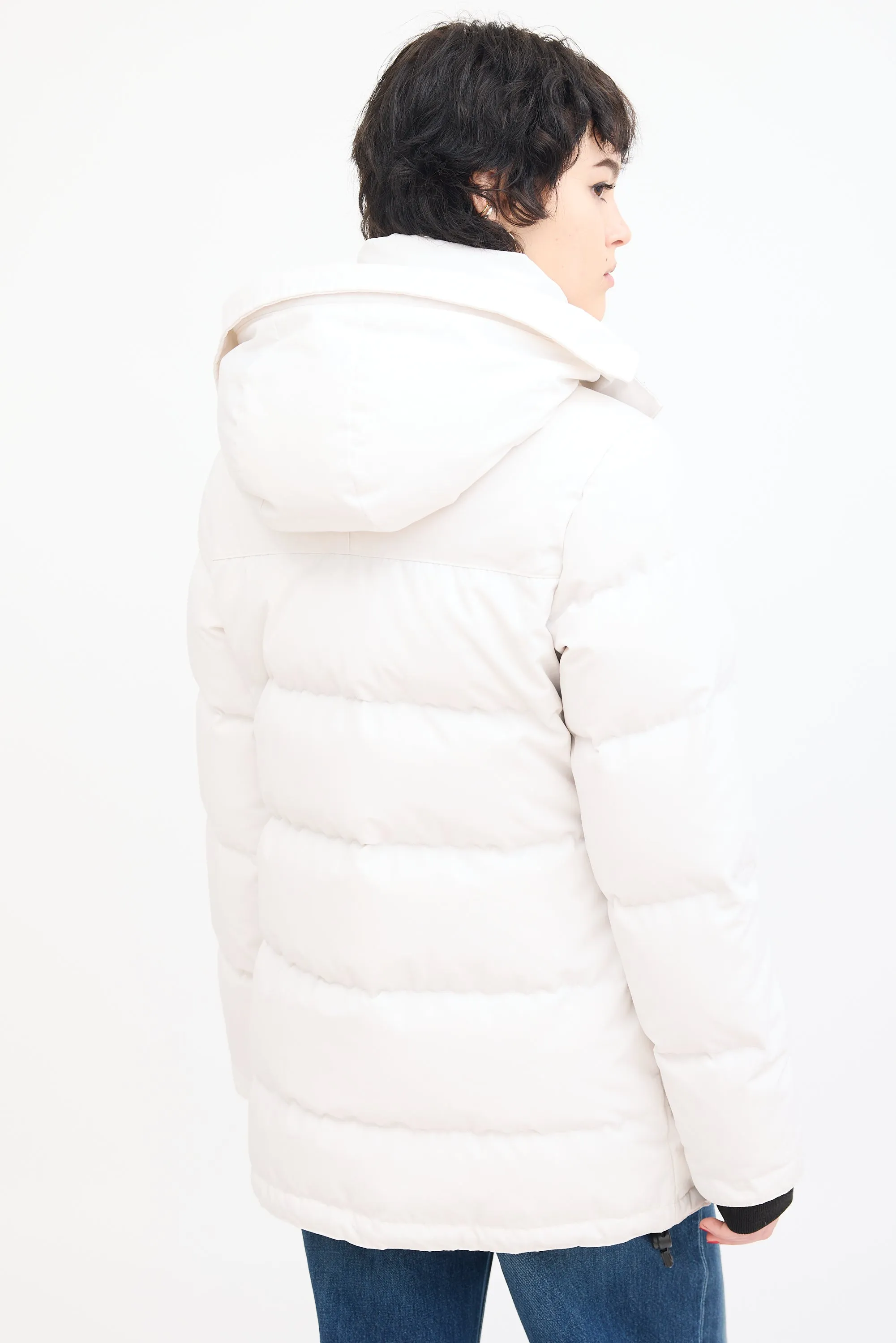 White Solaris Down Parka