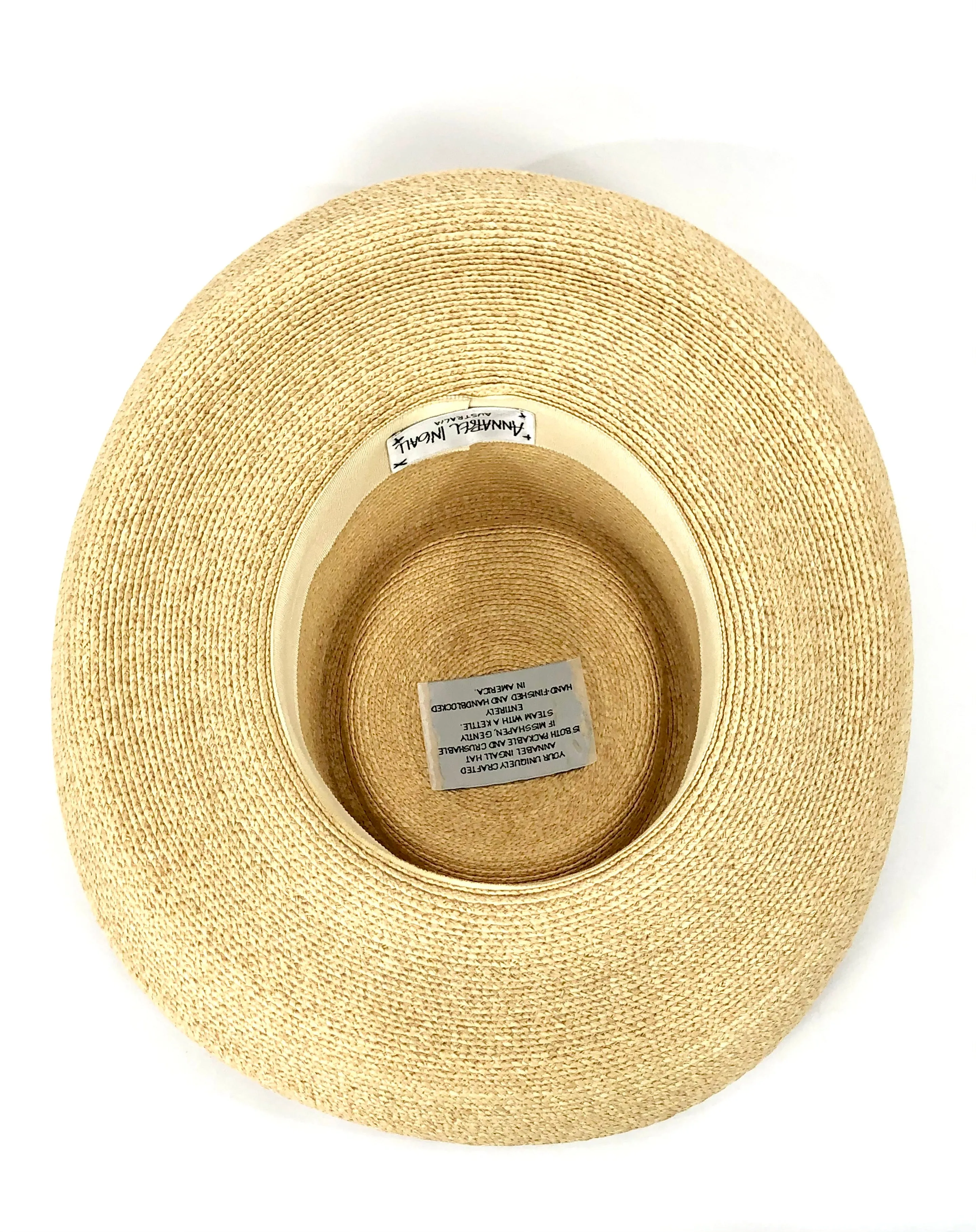 Wide Brim Natural Straw Beach Hat