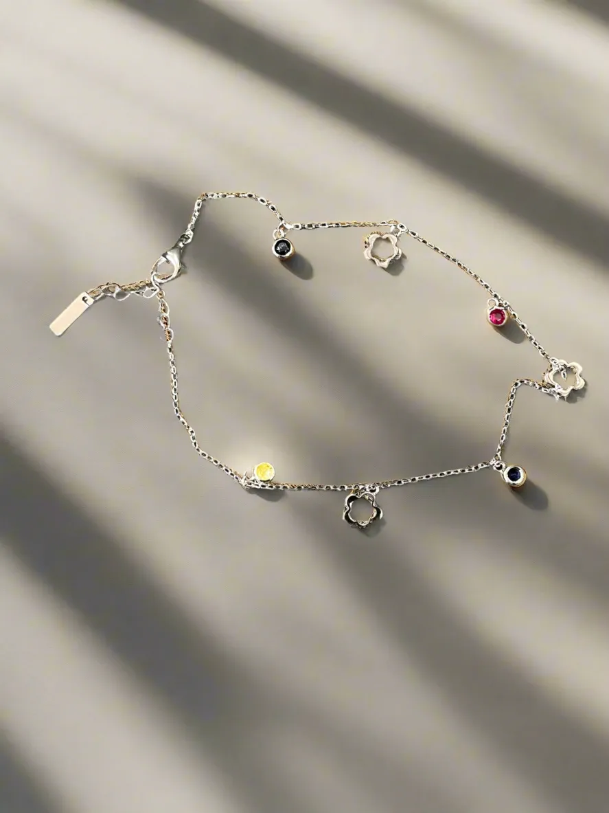 Wide Collection of Sterling Silver Anklets with Adjustable Lobster Clasp