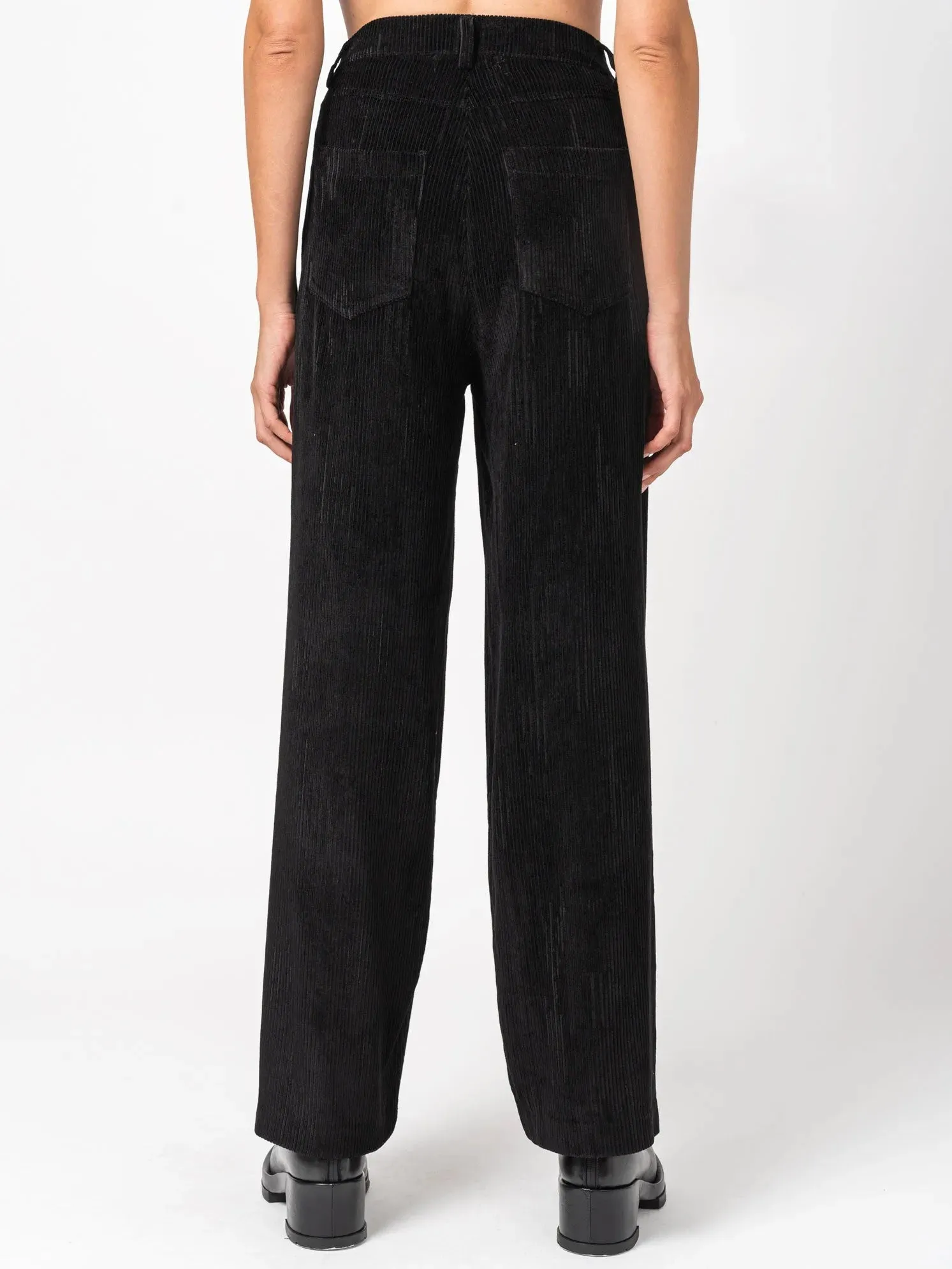 Wide-Leg Corduroy Pants