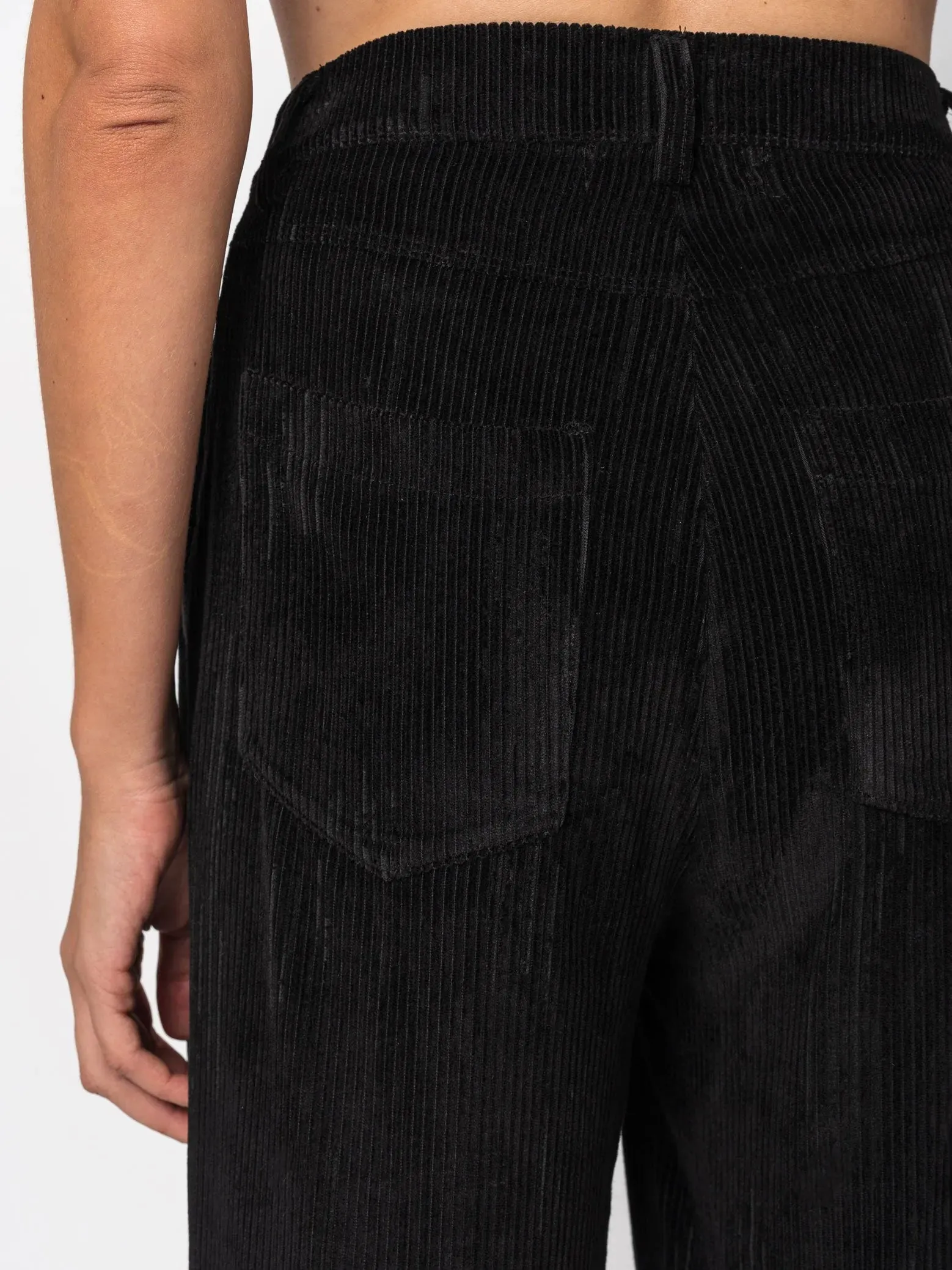 Wide-Leg Corduroy Pants