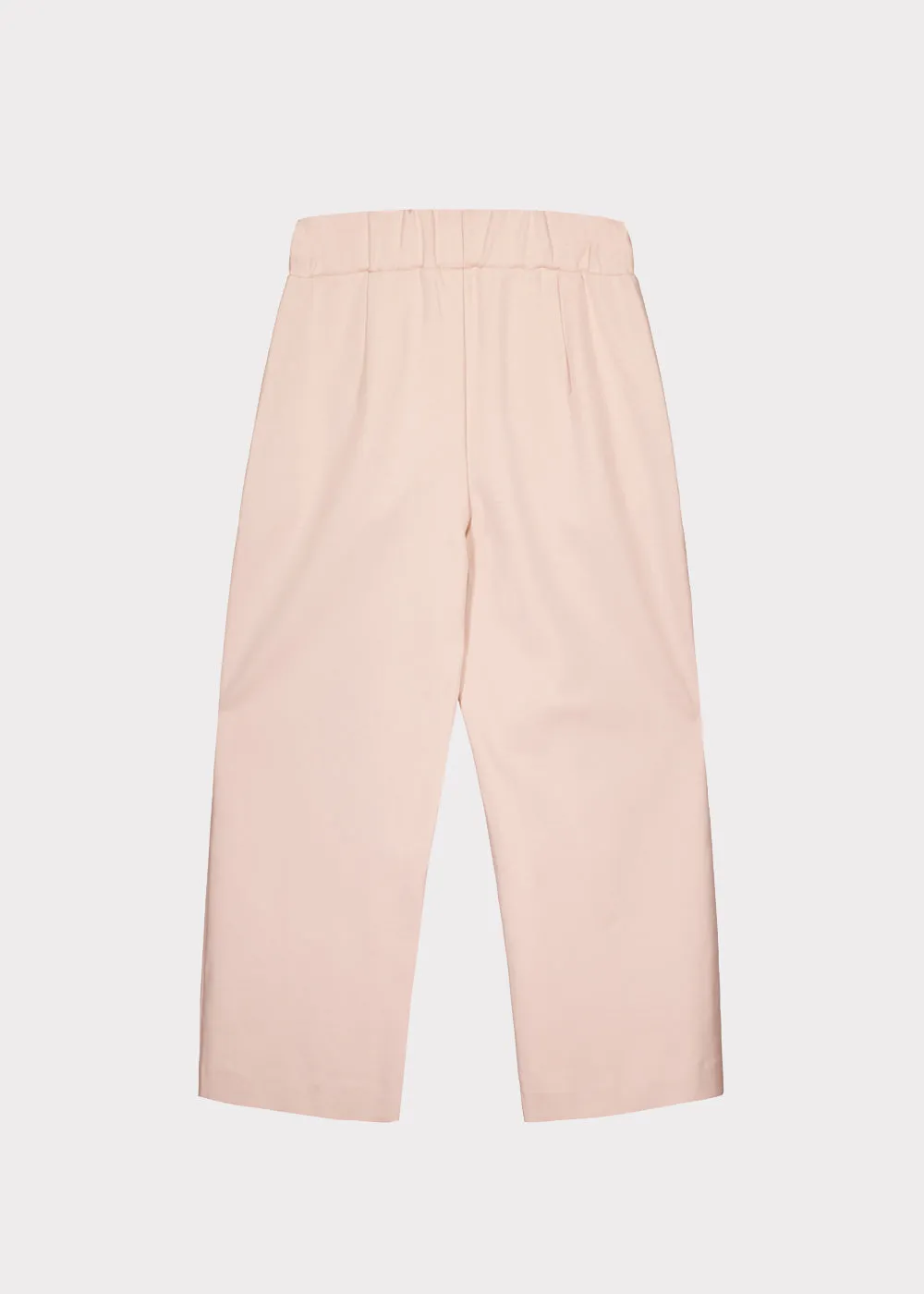 Wide Leg Long Trousers Misty Pink