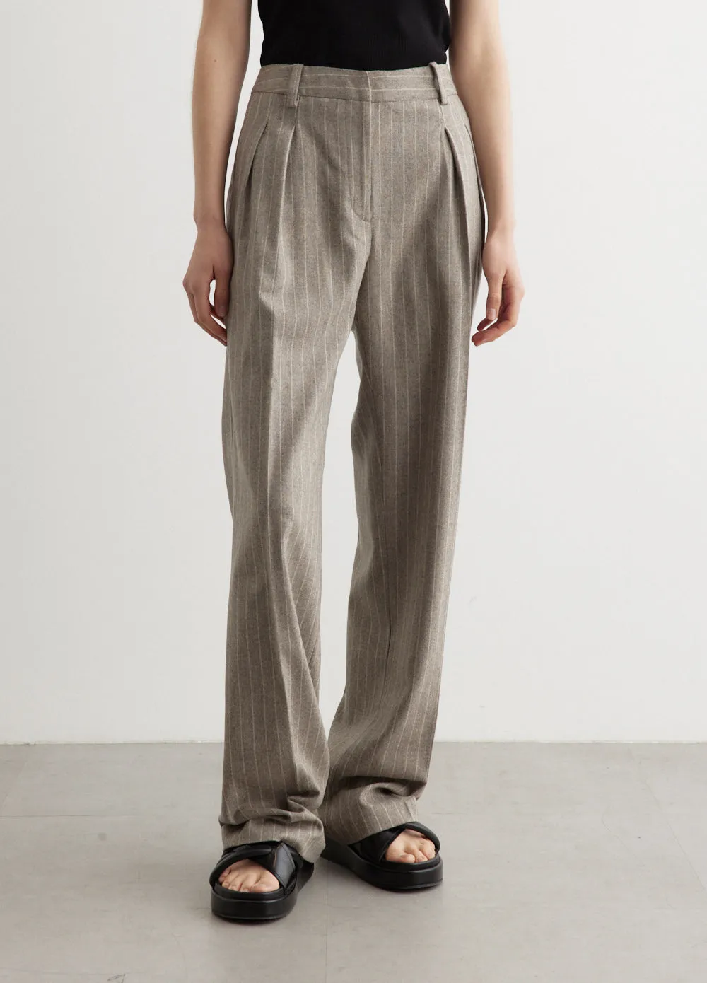 Wide Leg Striped Pants