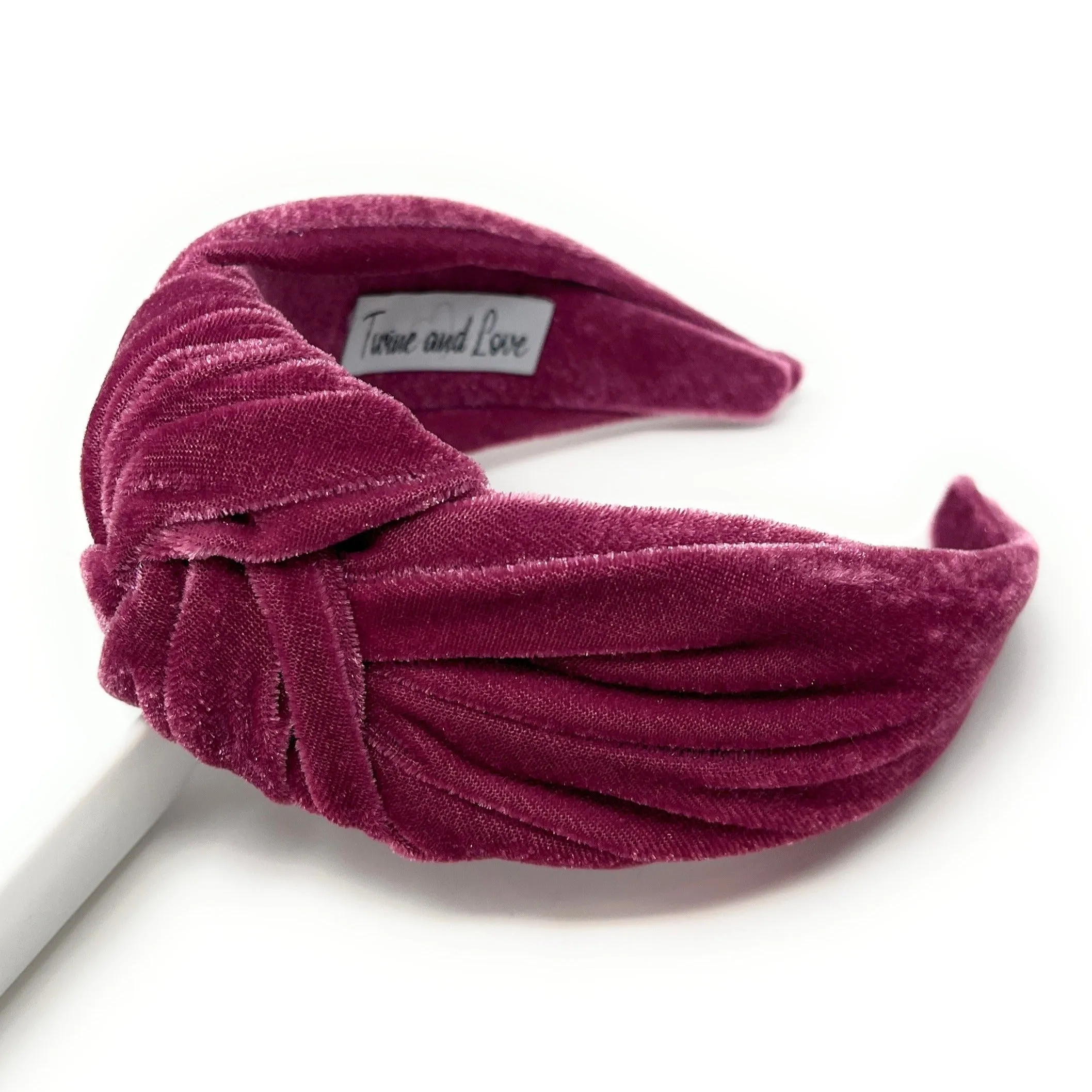 Wide Velour Top Knot Headband (more colors)