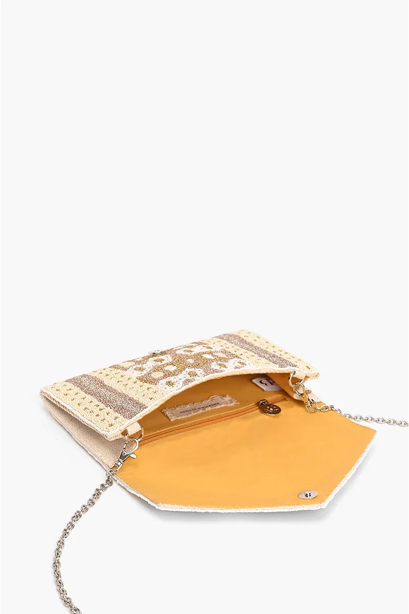 Wild Nights Embellished Clutch