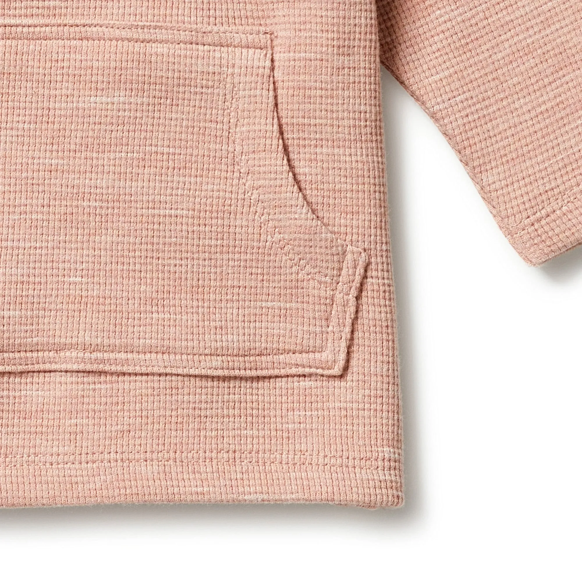 WILSON & FRENCHY WAFFLE POCKET TOP PEACH