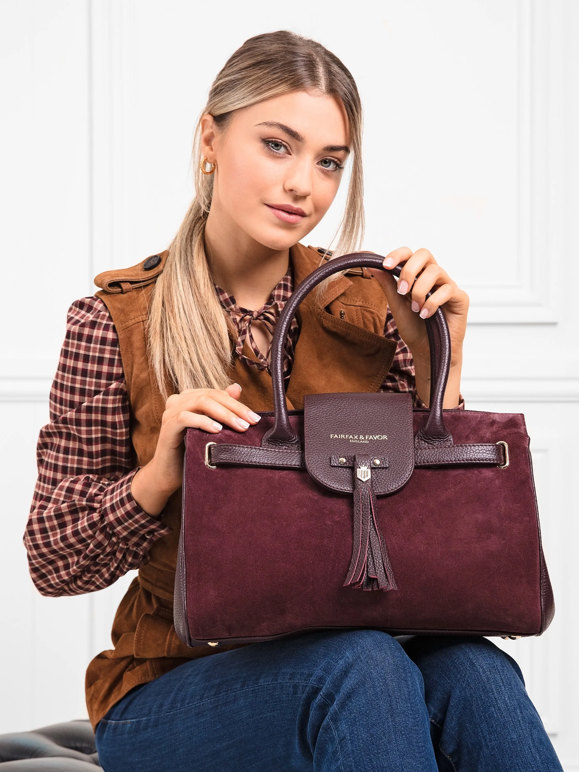 Windsor Handbag - Plum