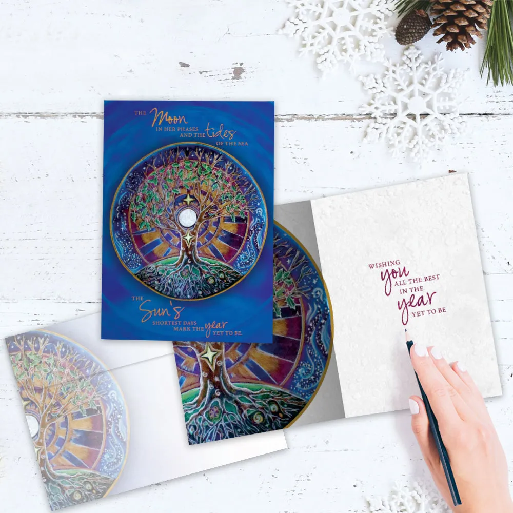 Winter Solstice Mandala Solstice Card