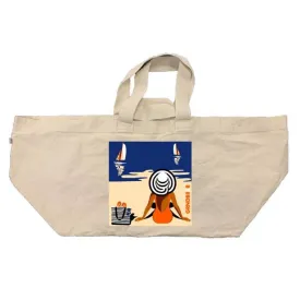 Woman on the Beach Hauler Oversized Bag