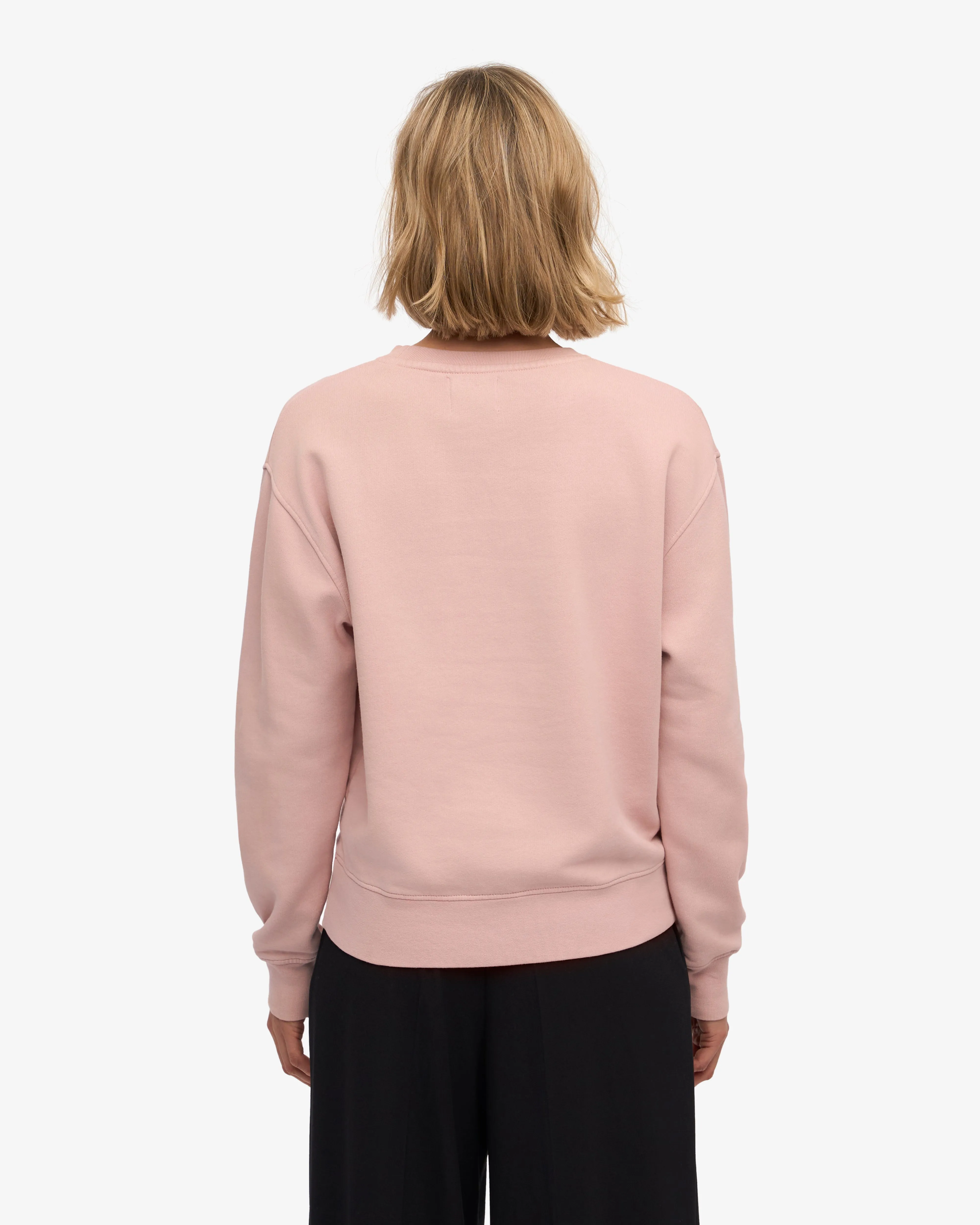 Women Classic Organic Crew - Faded Pink