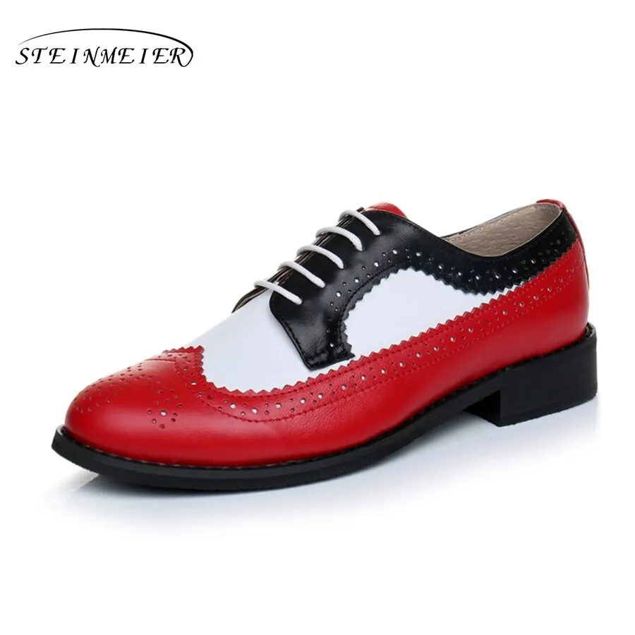 Women oxford Spring shoes genuine leather loafers for woman sneakers female oxfords ladies single shoes strap summer shoes