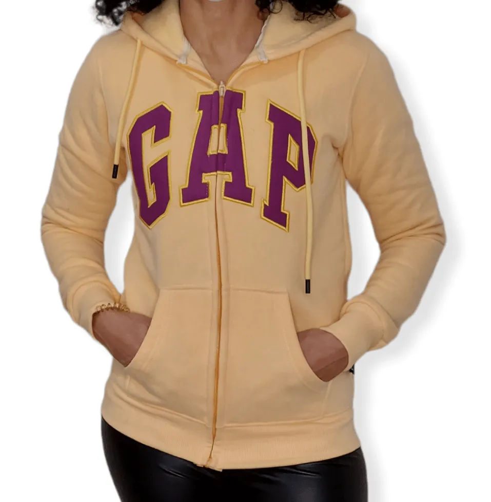 Women Zip-Through with Hoodie - Mango