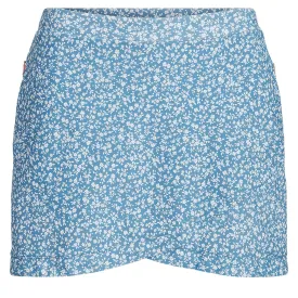 Womens 17" Faux-Wrap Stretch Skort Field Floral - SS23