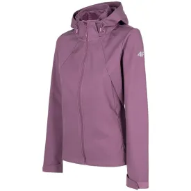 Women's 4F Softshell Jacket Light Purple H4z22 Sfd001 52S