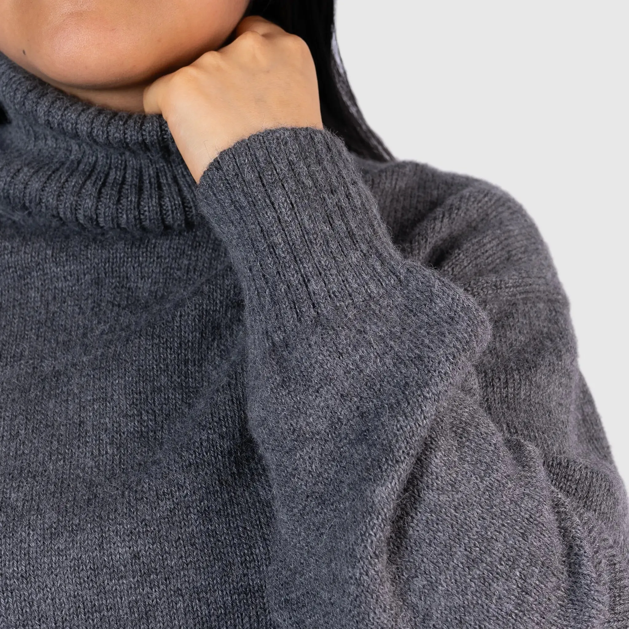 Women's Alpaca Wool Turtleneck Sweater