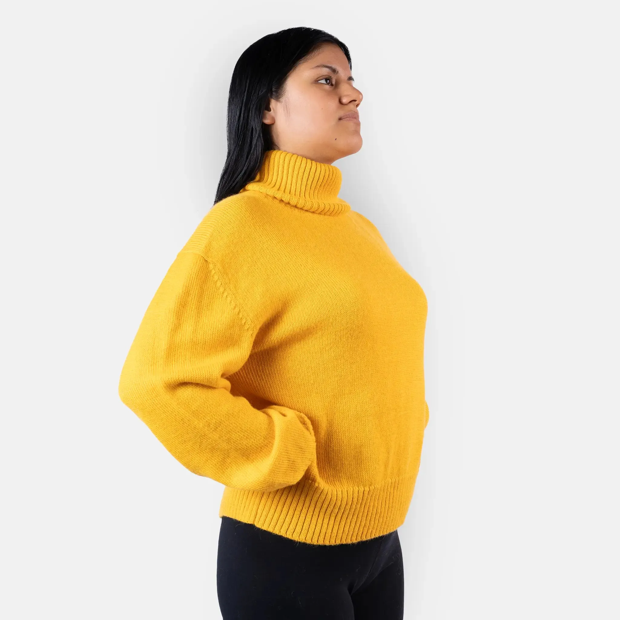 Women's Alpaca Wool Turtleneck Sweater