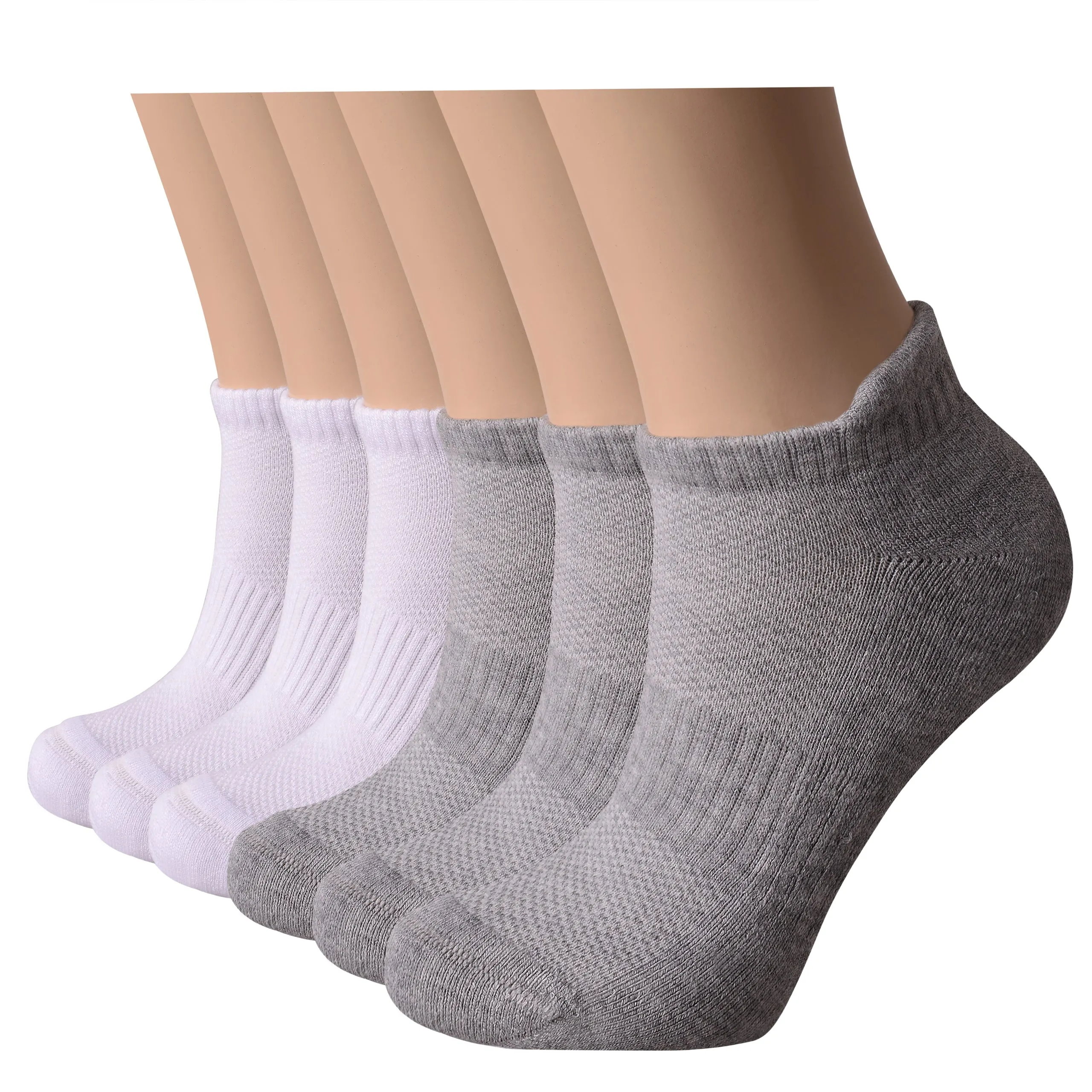 Women's Bamboo Running Socks | Low-cut Ankle Length | 6 Pack