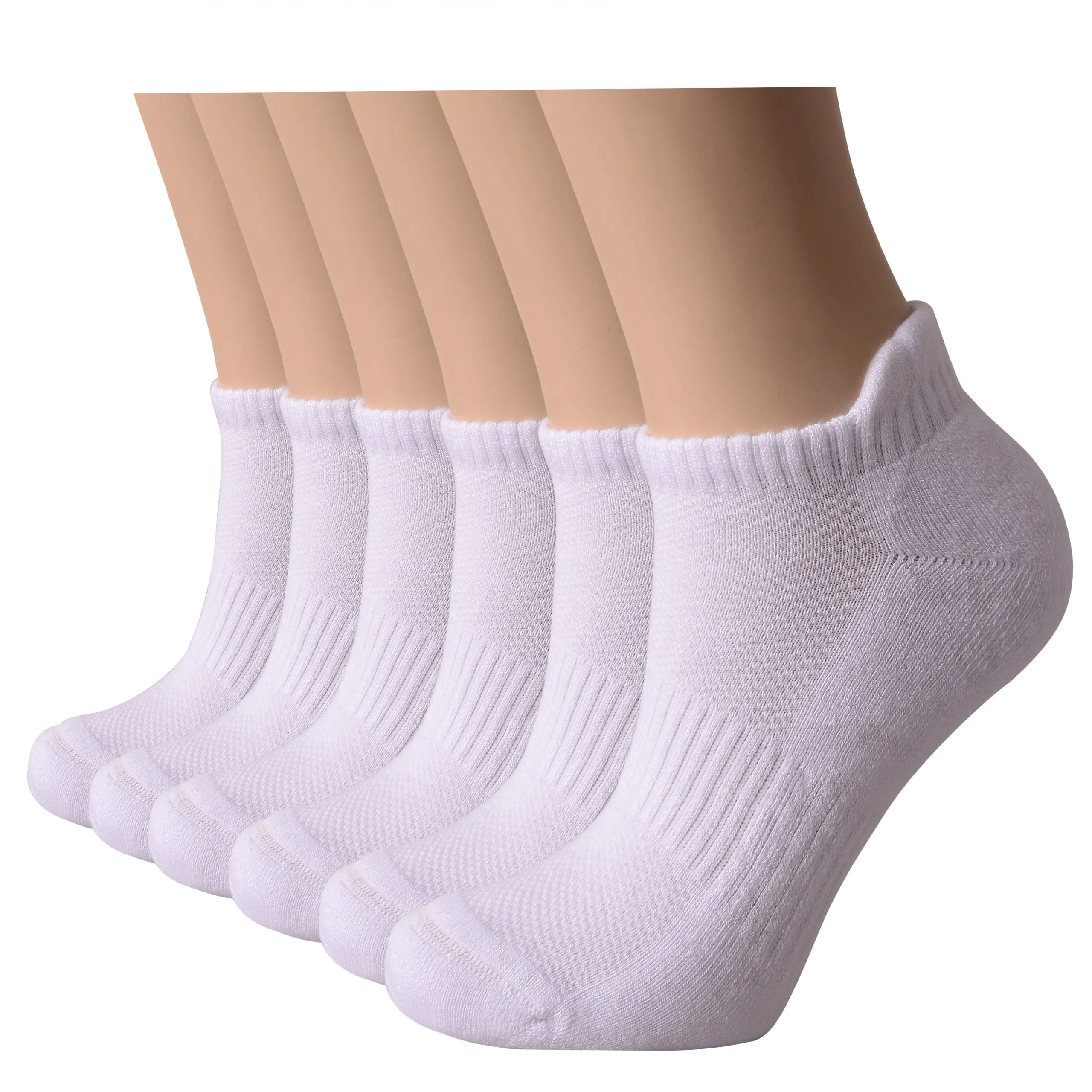 Women's Bamboo Running Socks | Low-cut Ankle Length | 6 Pack