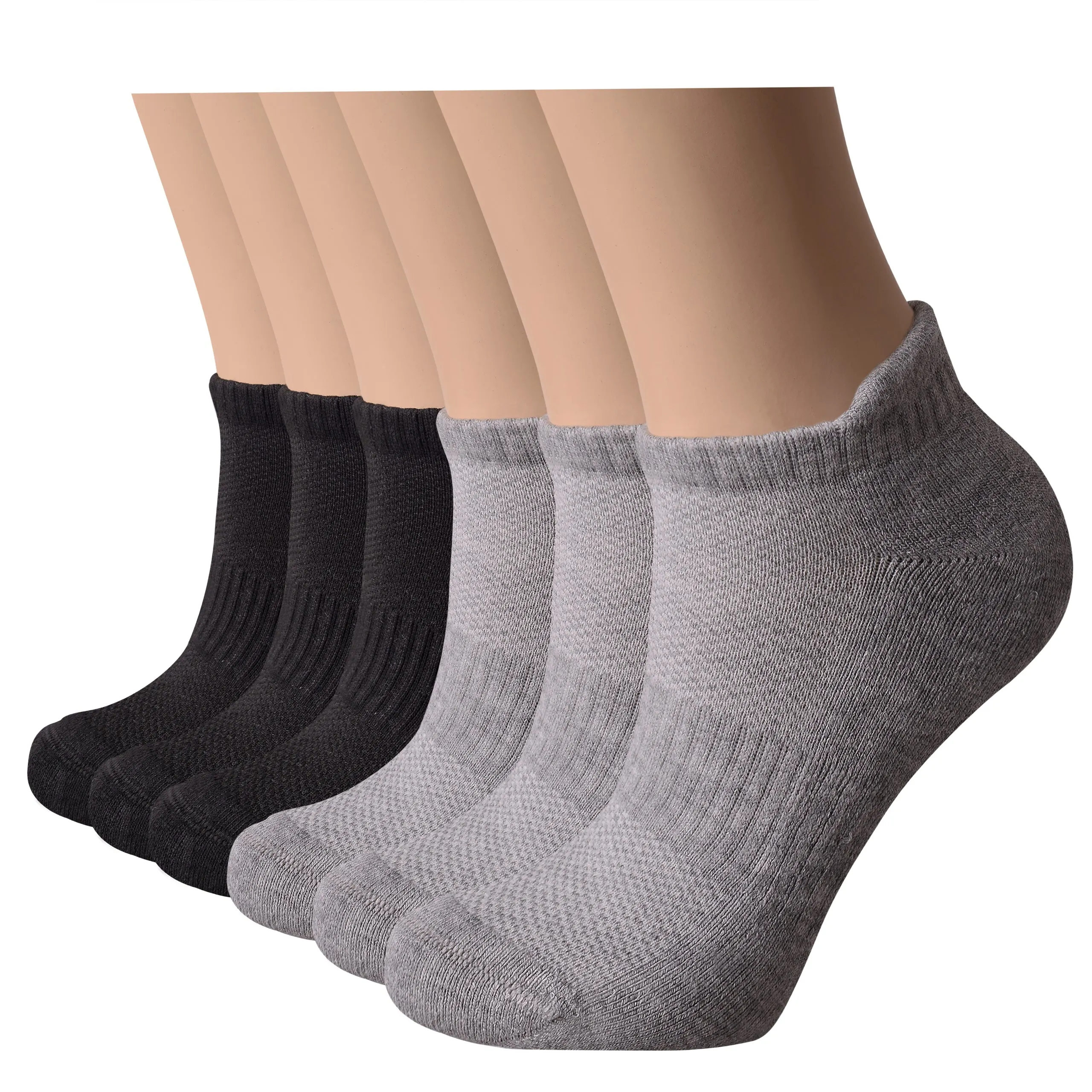 Women's Bamboo Running Socks | Low-cut Ankle Length | 6 Pack