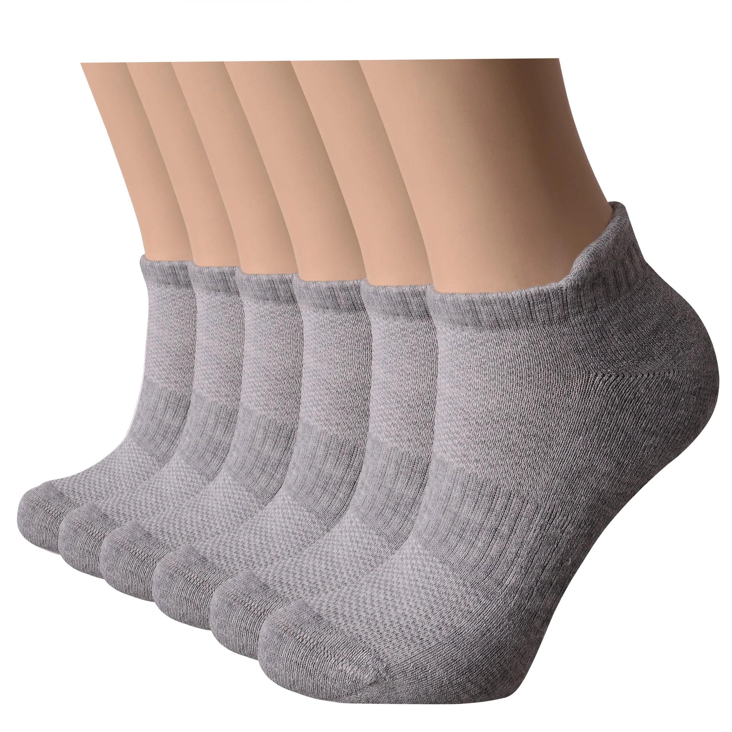 Women's Bamboo Running Socks | Low-cut Ankle Length | 6 Pack