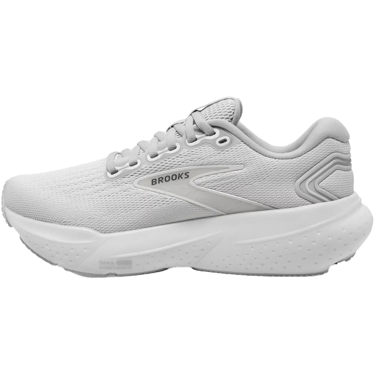 Women's Brooks Glycerin 21 White/White/Grey Mesh