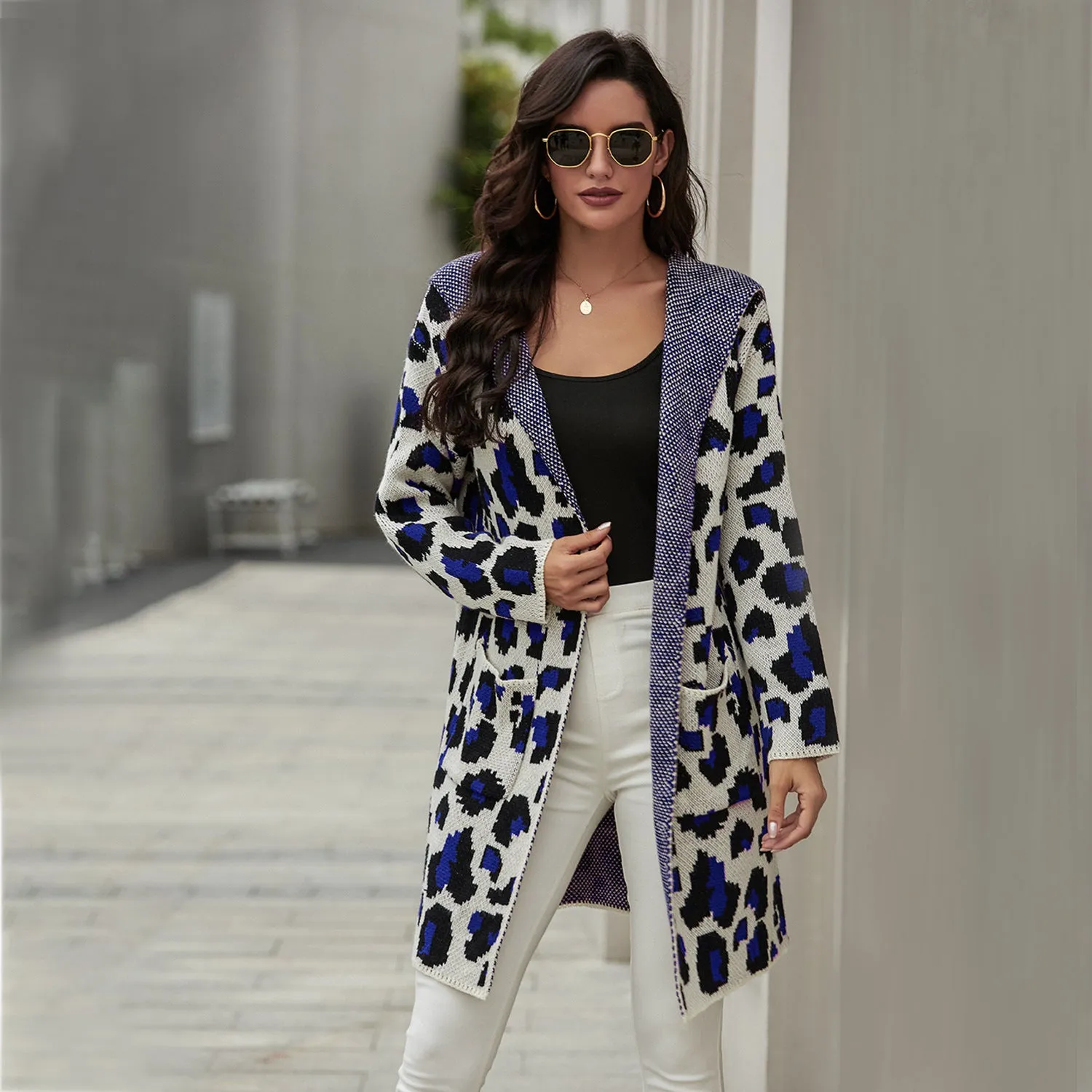 Women's Cardigan Pocket Sweater Jacket for Fall and Winter