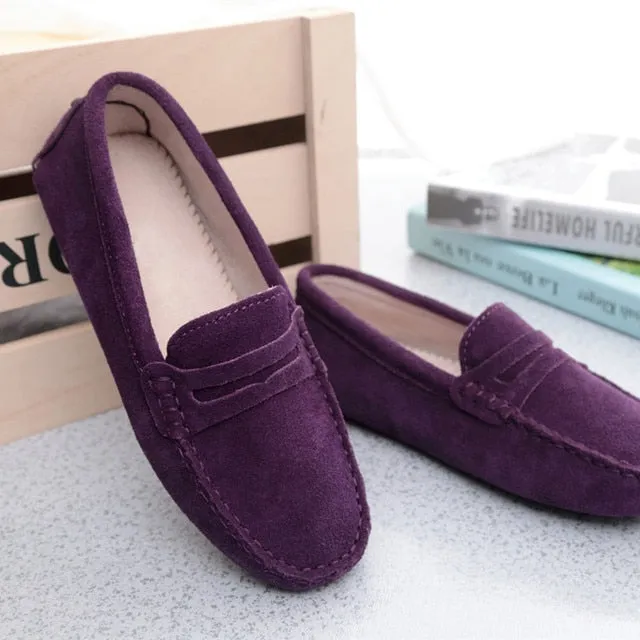 Women's Casual Slip On Driving Loafers