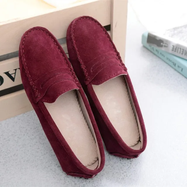 Women's Casual Slip On Driving Loafers