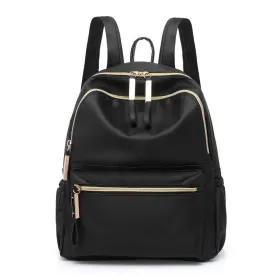 Women's Classic Black Small Day Backpack