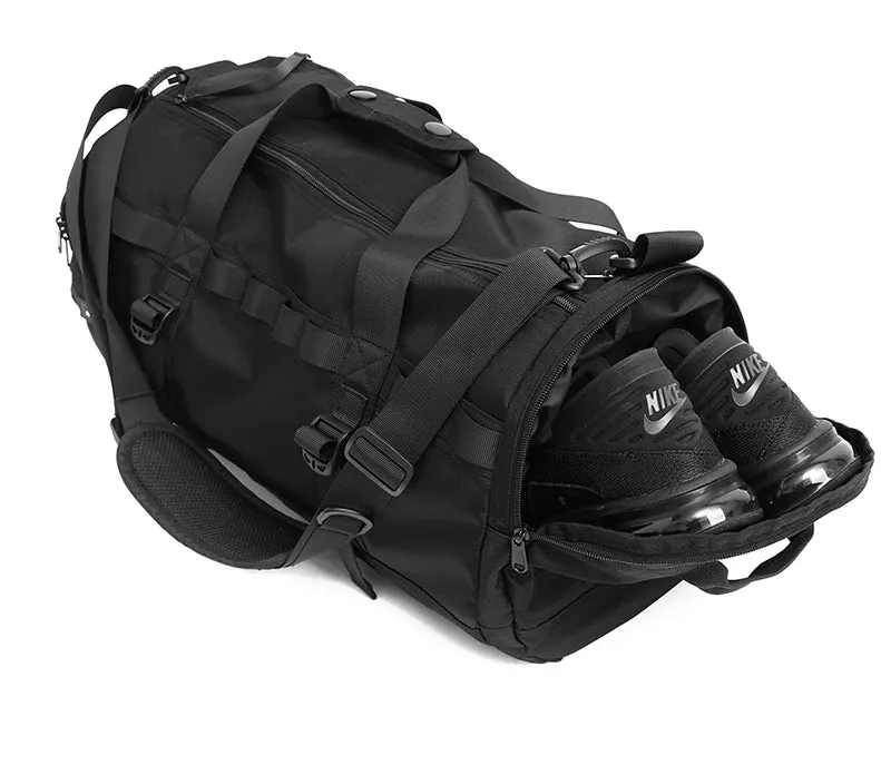 Women's Classic Large Capacity Barrel Sports Gym Duffel Bag