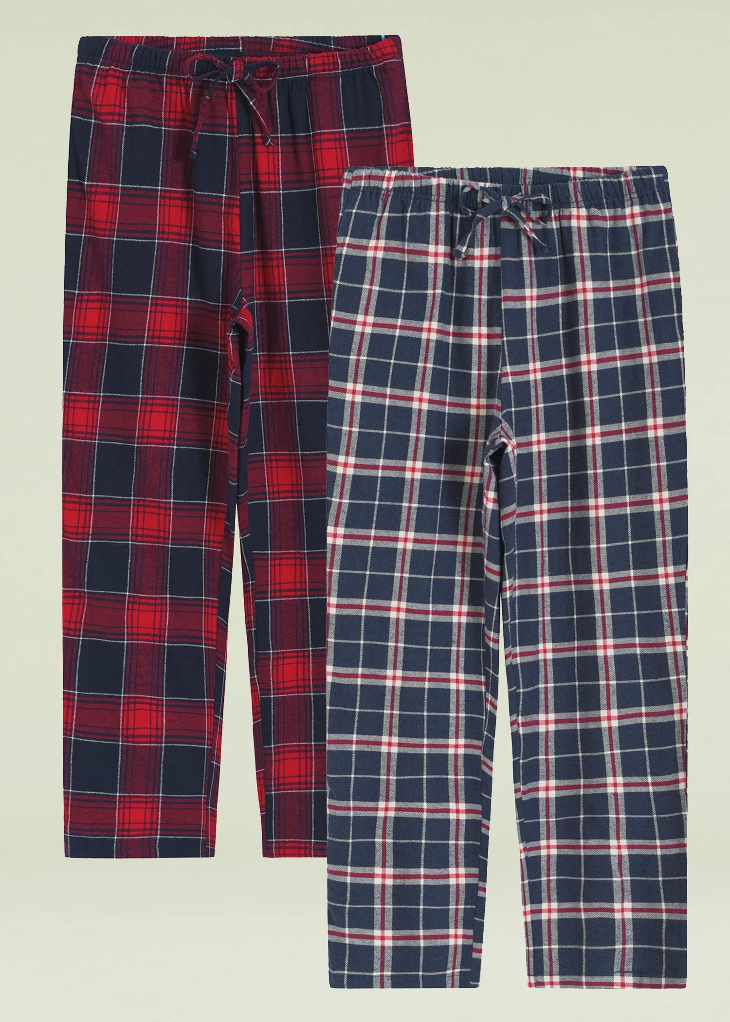 Women's Cotton Flannel Pajama Pants Plaid Pj Bottoms with Pockets