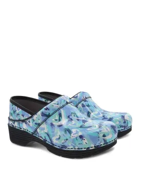 Women's Dansko | LT Pro Patent Clog | Blue Heart